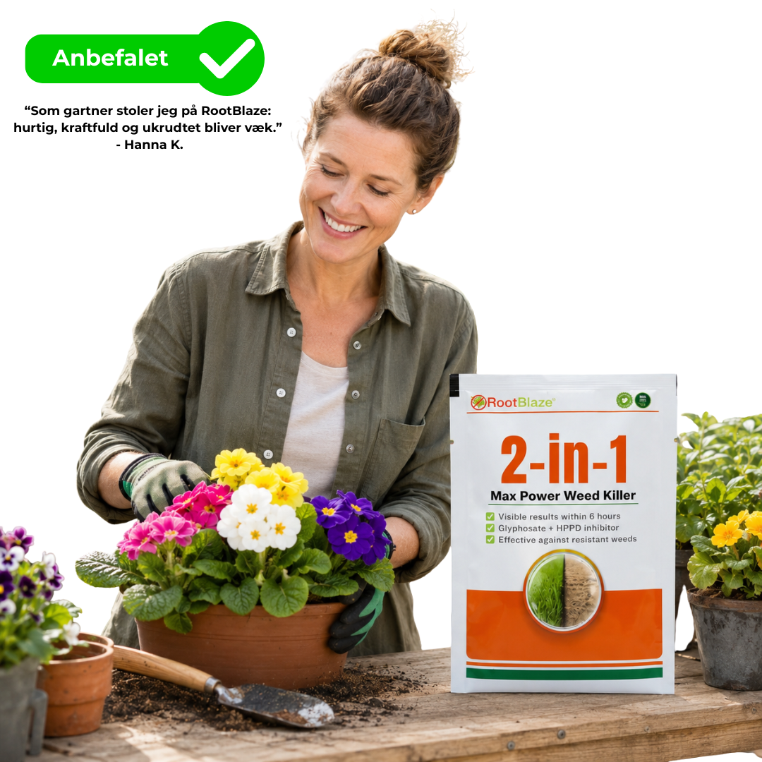 RootBlaze™ 2-i-1 Max Power ukrudtsbekæmper | Se ukrudtet visne inden for blot 6 timer!